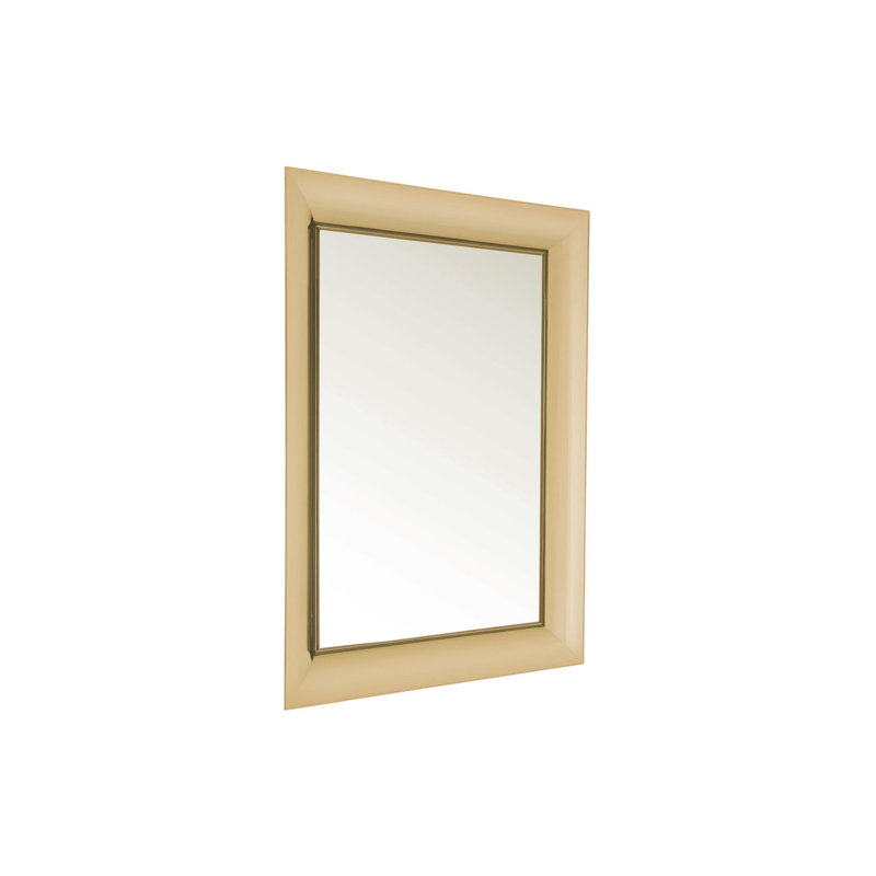 Ghost Flat Metallic Polycarbonate Wall Mirror, Gold