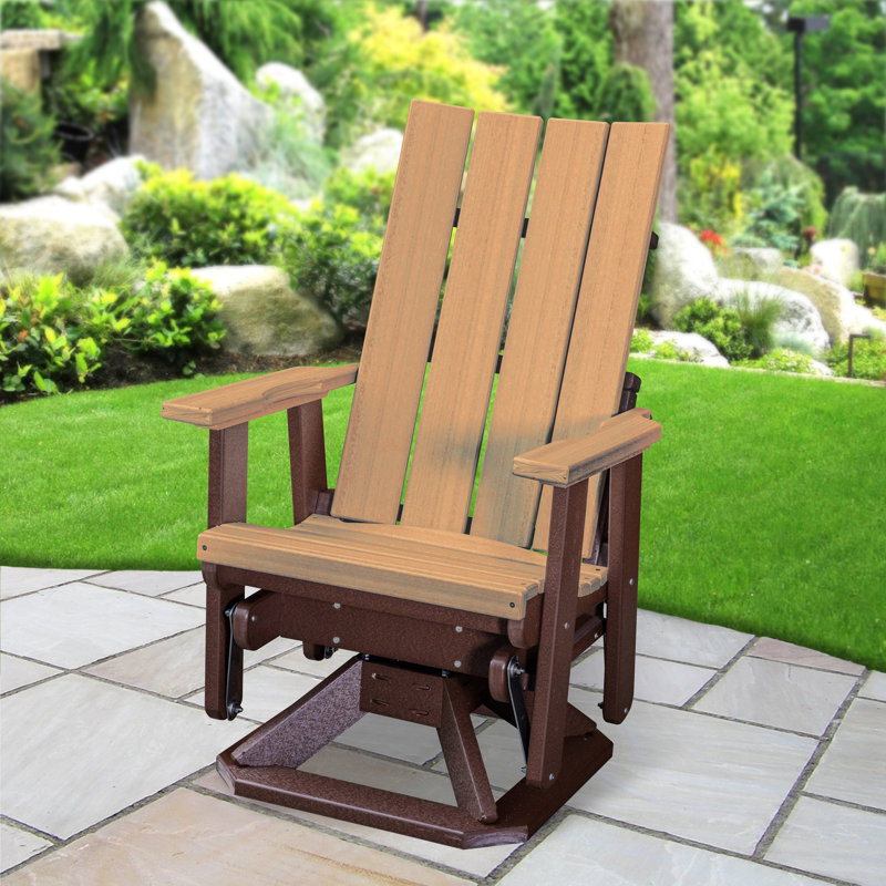 Fauteuil oscillant Brandon , Cèdre / brun Tudor