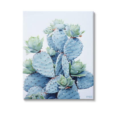 BloomingSucculents&CactusCanvasWallArtbyRB