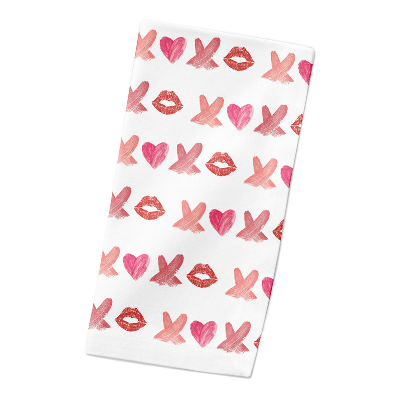 Jannice Cotton Twill Geometric Square Napkin