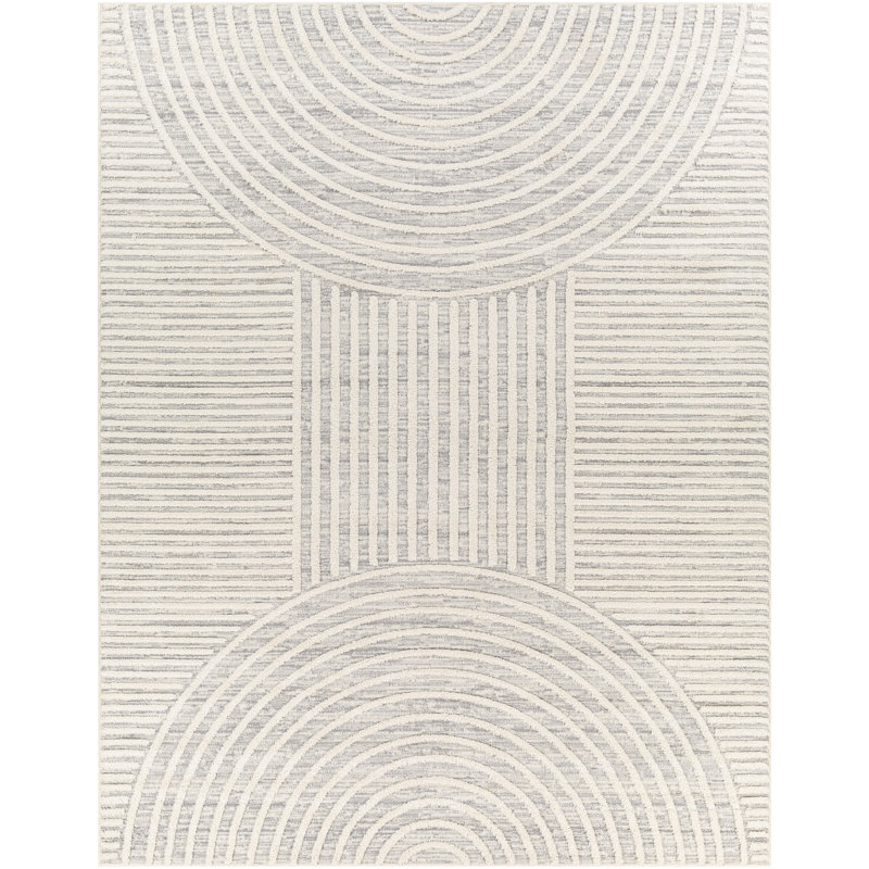 Aine Geometric Indoor Rug, Rectangle 6'7" x 9'