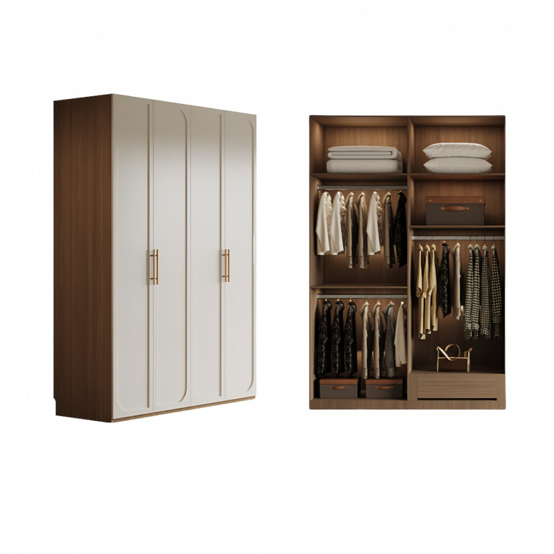 Simple Solid Color Atmospheric Wardrobe, 94.49" H x 55.12" W x 23.62" D