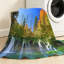 Machine Printed Throw Blanket-132077874
