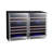 EdgeStar Four Zone 48'' Freestanding 92 Bottle Wine Refrigerator with Reversible Door