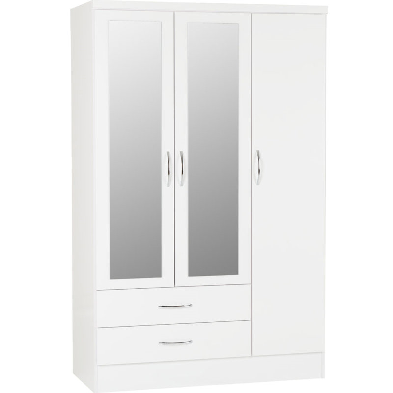Rauchtown 3 Door Wardrobe, White