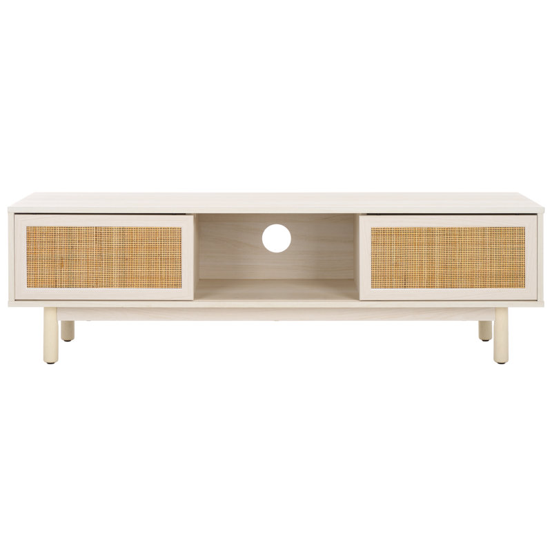 Spigner TV Stand for TVs up to 50", Bleached White