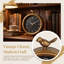 Horloge de table décorative vintage ENDORDAKA, motif oiseau, silencieuse, en métal fer, finition or antique, idéale pour le salon, la chambre à coucher, le bureau ou toute autre pièce de la maison. Cadeau parfait pour une pendaison de crémaillère.