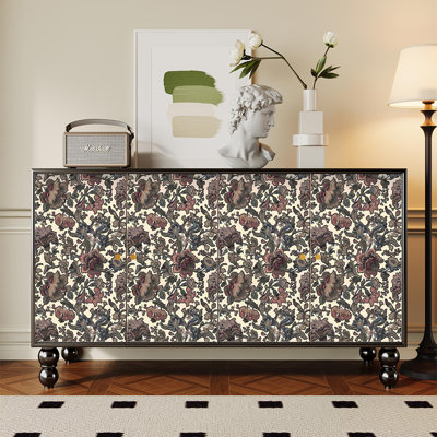 French mid-style entrance cabinet