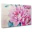Watercolour Pink Peonies in Abstract - Wrapped Canvas Painting Print-55301201