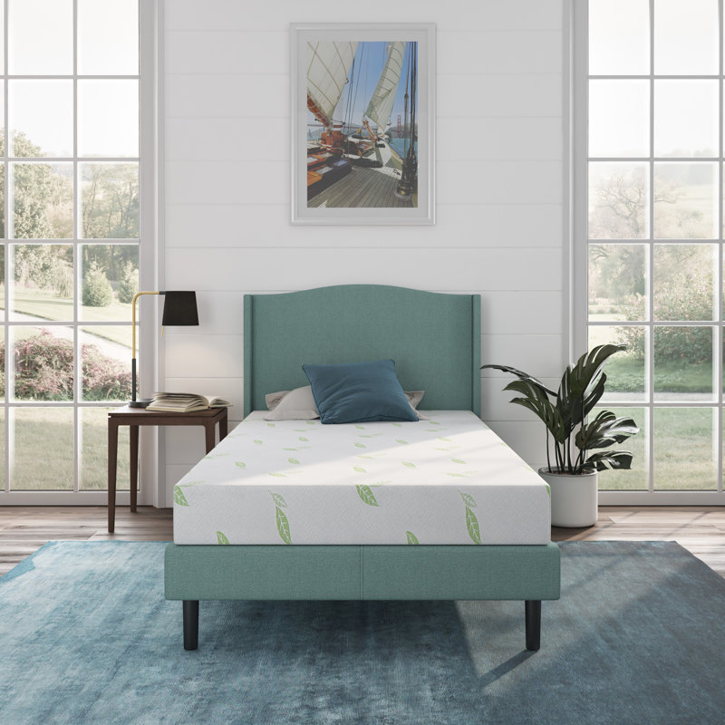 Anula, Green Tea Infused Medium Firm Memory Foam Mattress, Twin XL, 6"