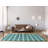 Plaid Teal Area Rug-53651078