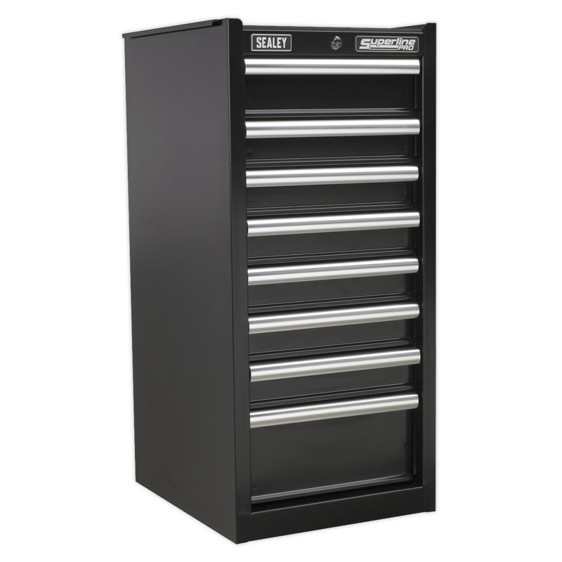 Metal Single Storage Cabinet ( 85cm H x 40.5cm W x 46.5cm D), Black