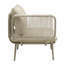 Fauteuil club d'extérieur moderne