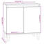 Saajan 58cm Single Bathroom Vanity Base Only-398462020