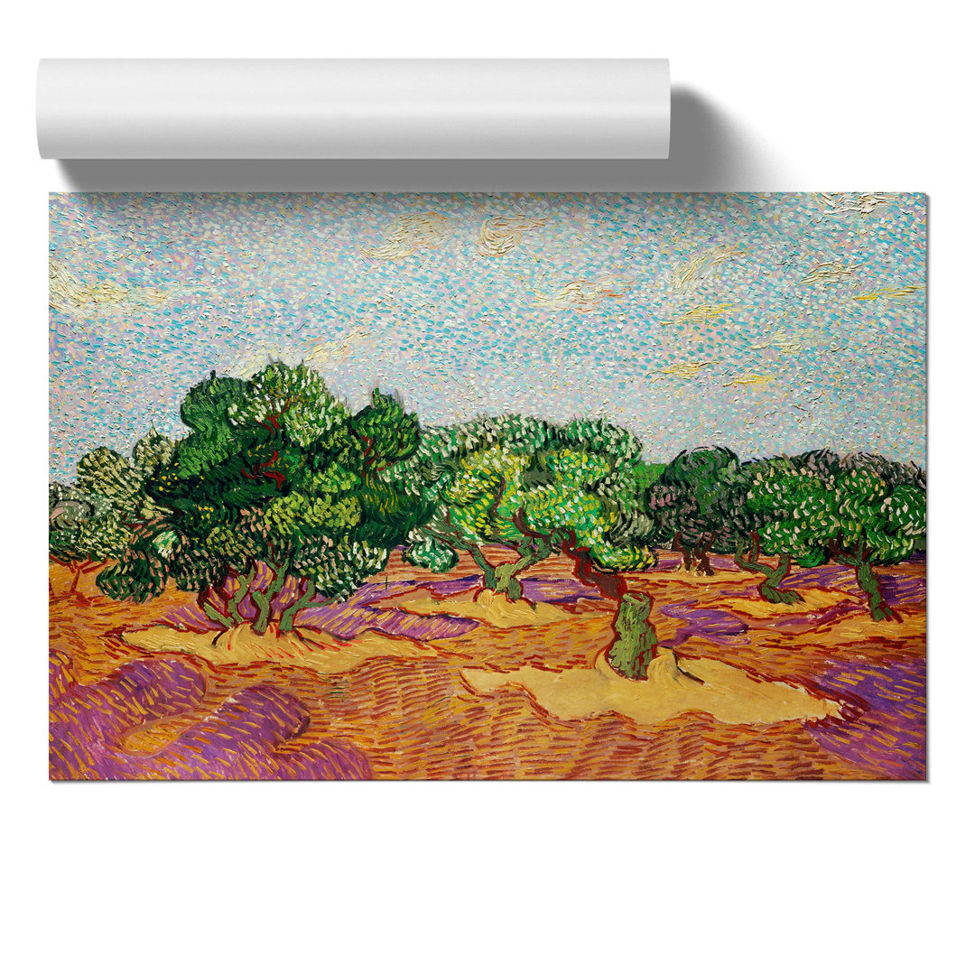 Olive Trees by Vincent van Gogh - Frameless Print