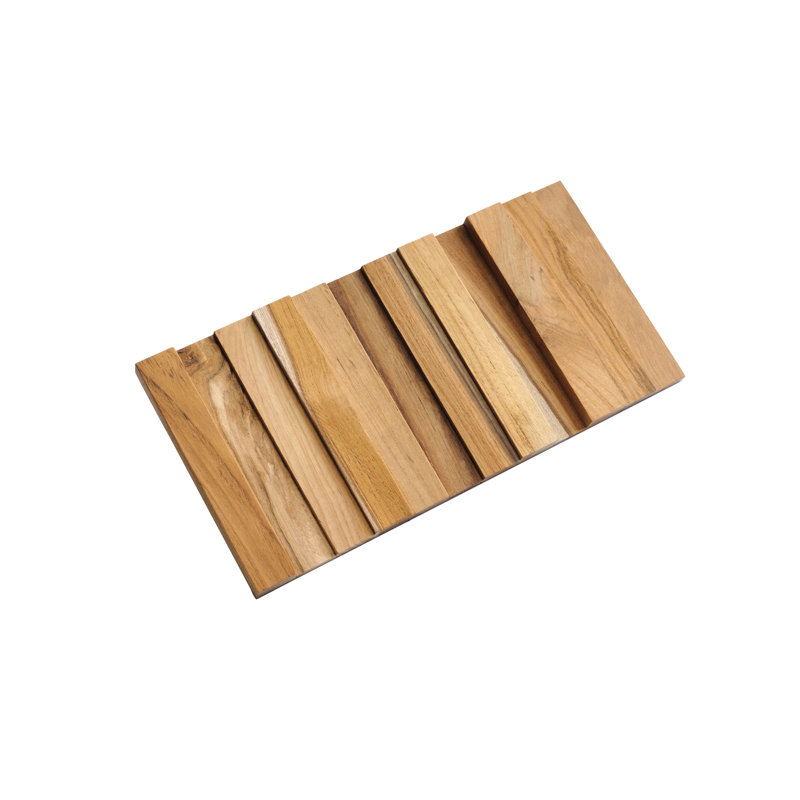 UltraWood Teak Natural Jointless Vertical Wall Paneling