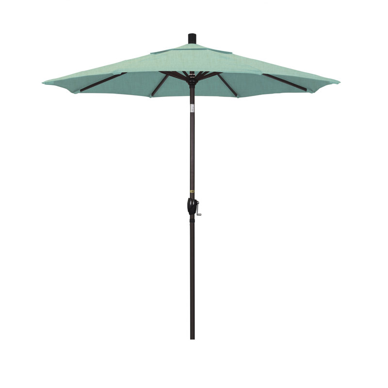 Parasol sunbrella de marché 7,5' Wallach, Tissage uni Sunbrella® palette brume
