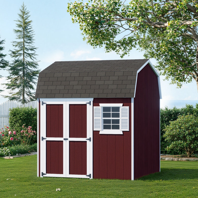 Value Gambrel Workshop Shed, 8x8 Without Floor
