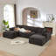 Canapé moderne en nuage de chenille, librement combinable-1711867400