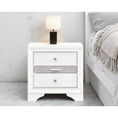 Table de chevet blanche Torring