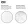 Vinca 18" L x 14" W x 5" H Rectangular White Matte Stone™ Vessel Bathroom Sink with 10" H Faucet