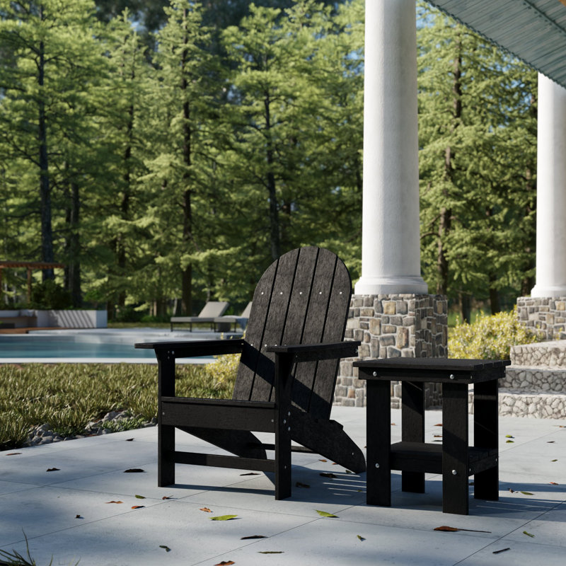 Freedom Traditional Adirondack Chair, Black