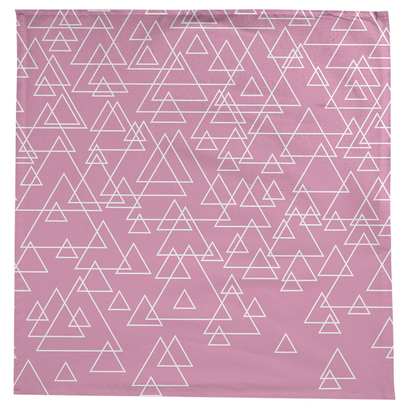 Nappe à triangle dispersé Avicia, Rose