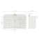 Hamlet 67'' Single Bathroom Vanity with White Quartz Top