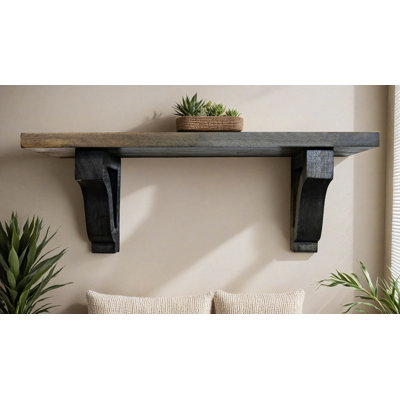 1" Shelves/W Corbels