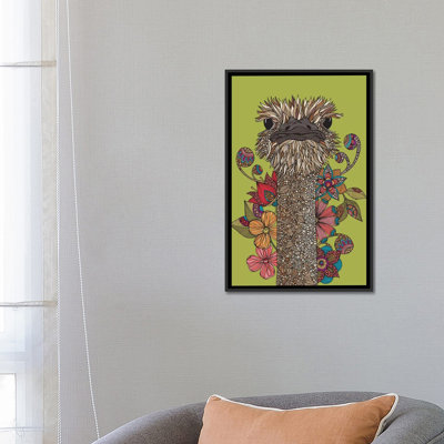 «The Ostrich», reproduction d'impression sur toile tendue