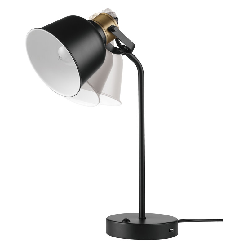 Lampe de bureau 18 po Betterton, Noir