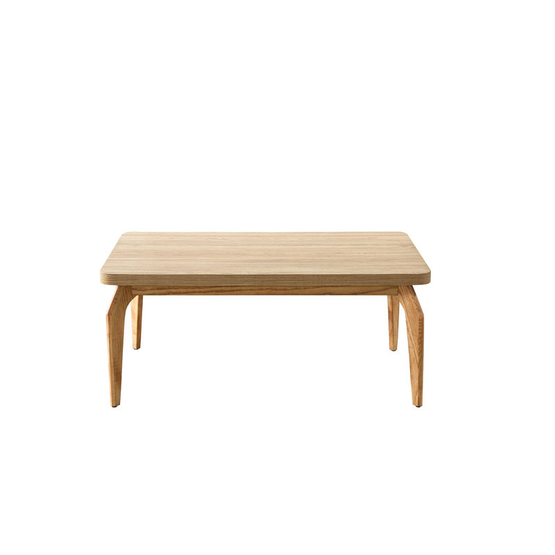 Handcrafted Solid Teak Coffee Table with Natural Finish