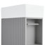 Meuble-lavabo gris avec tablette 18,6 po-723975455