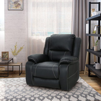 Anavia Faux Leather Swivel Recliner