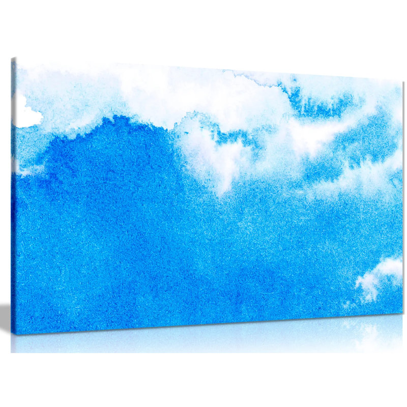 Abstract Modern Art Home Sky - Wrapped Canvas Painting, 41cm H x 61cm W