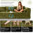 106” Compression Folding Convertible Sleeper Sofa Bed-658417595