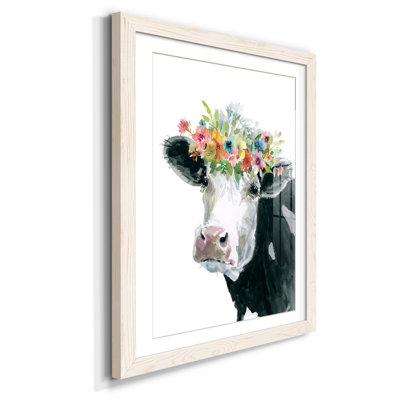 Fleur couronne de vache - cadre photo, reproduction d'art sur papier