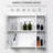 Karlik Wood Wall Mounted Required Bathroom Cabinet
