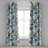 Bay Isle Home™ Tropical Themed Grommet Curtain Retro Wave Hawaii Fern Green Eggshell Rose-1527511119