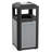 SAFCO Evos Series Steel Trash Can w/ Ashtray, 15 Gallon & 38 Gallon-15288069