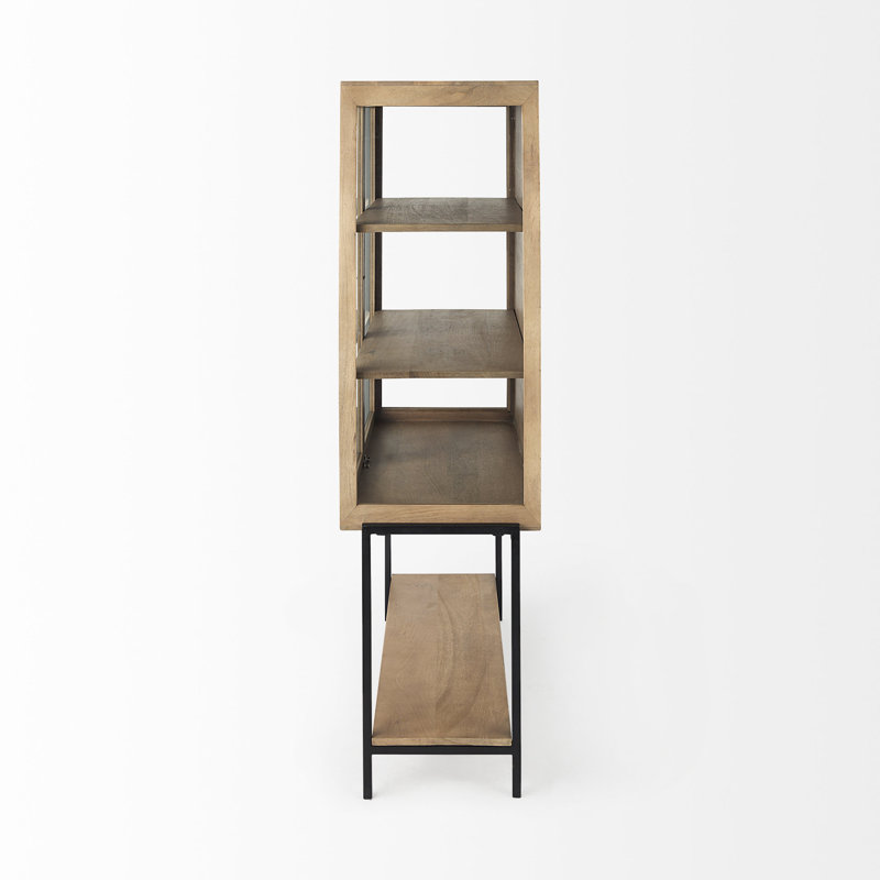 Arelius Curio Cabinet, Light Brown