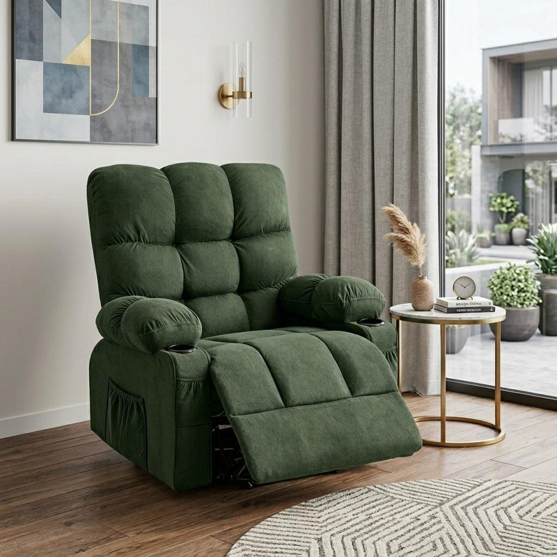 Fauteuil inclinable manuel chauffant 39 po