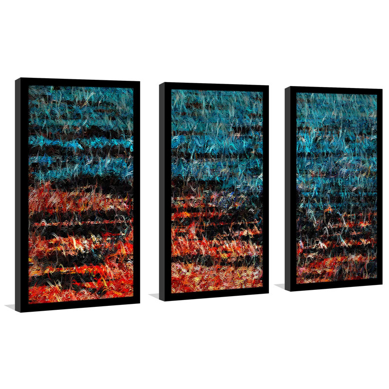 " Luke 3:16 Holy Spirit And Fire " by Mark Lawrence 3 - Pieces, 33.5" H x 52.5" W x 1" D