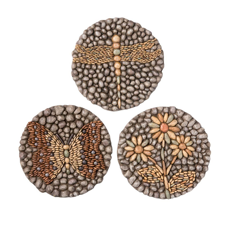 Weather Resistant Plastic Insects Stepping Stone