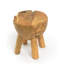 Tabouret d'appoint en bois massif Campbellsburg