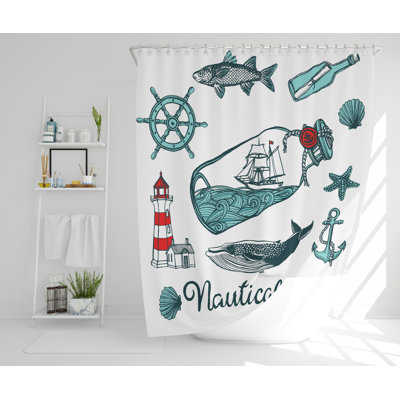Serena Polyester Shower Curtain
