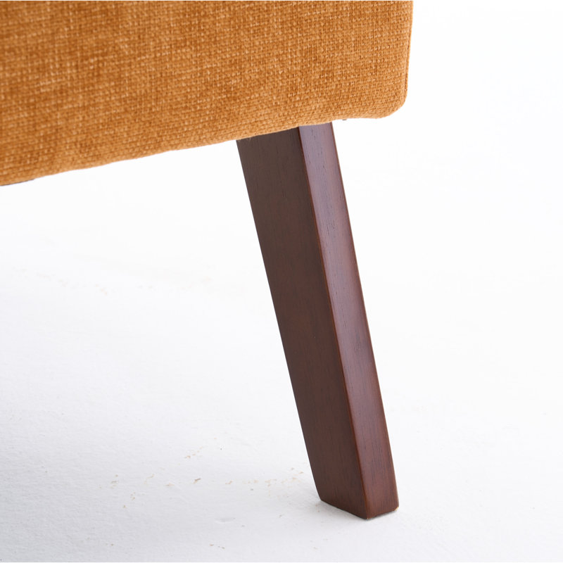 Fauteuil d'appoint Mid-Century, Jaune