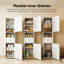 Medium Density Fiberboard (MDF) Rectangle Accent Cabinet