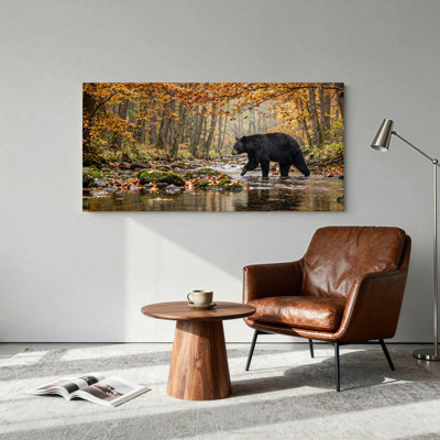 «Bear Forest», ensemble de 1 reproduction d'art sur toile