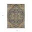 Tapis extérieur gris anthracite et argenté lavable 5 pi x 8 pi